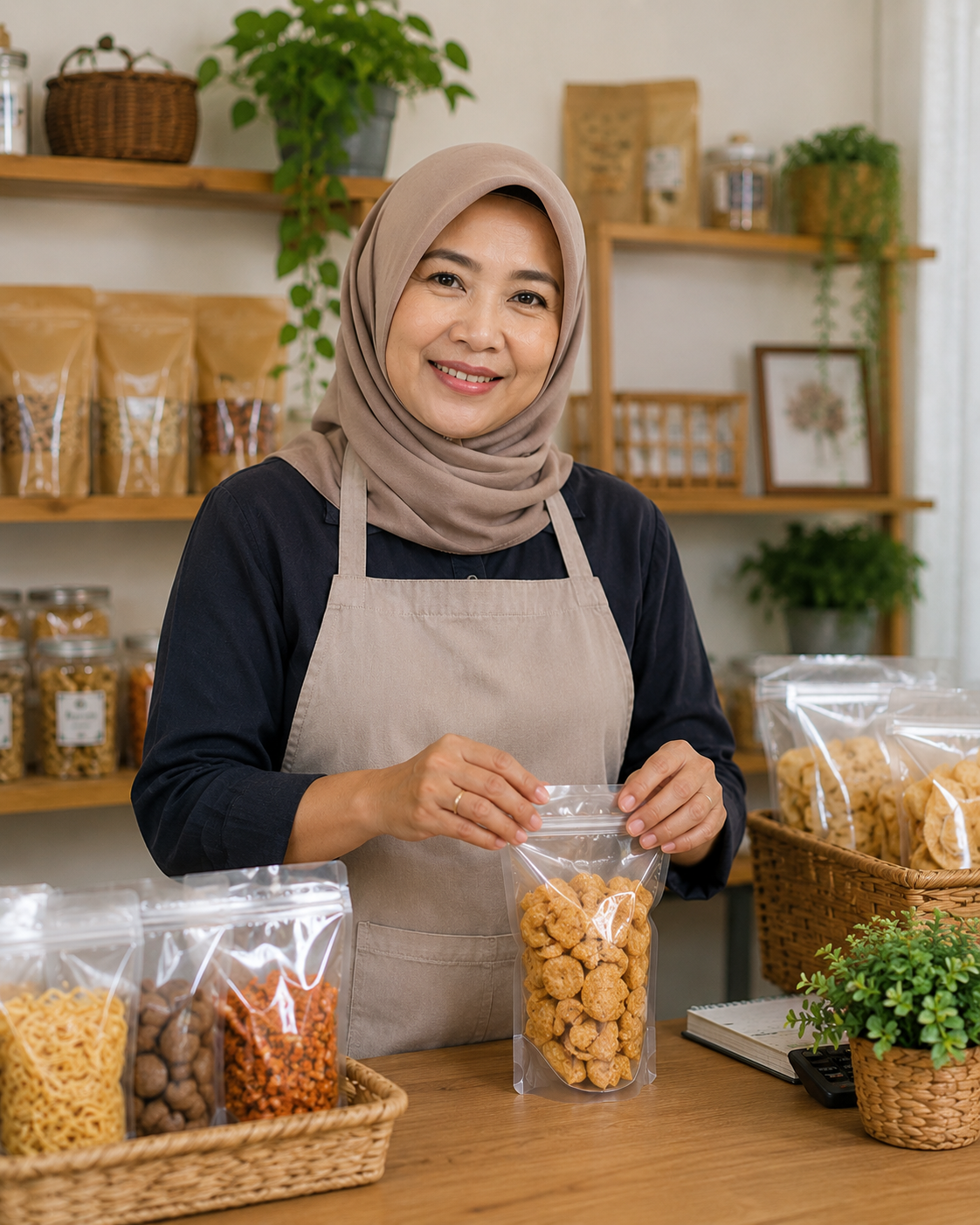 Anggota koperasi perempuan